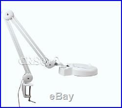 Led Magnifier 8x Diopter Desk Table Clamp Mount Lamp Light