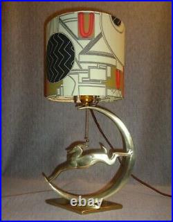 0846 G. F. Flash Gordon Art Deco Machine Age 1936 Rocket Ship Lamp