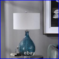 1 Light Table Lamp 17 inches wide by 17 inches deep 1 Light Table Lamp 17