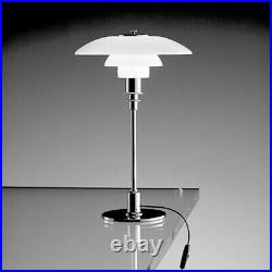 110V Modern Glass Table Lamp Bedside Light Living Room Desk Light Bedroom Decor