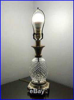 19 Waterford Irish Crystal Hospitality Collection Pineapple Table Lamp
