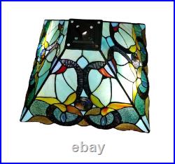 20 Tiffany Style Table Accent Lamp Stained Glass Decor Nightstand Bedroom New
