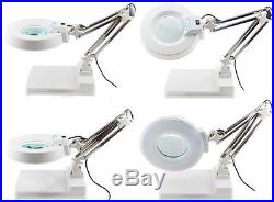 20X Loupes Glass Lens Diopter Desk Table Lighting LED Magnifier Lamp Light