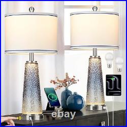 26 Coastal Table Lamps with USB A+C Ports & AC Outlet(Bulbs Included)