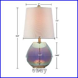 510 Design Glass Table Lamps for Bedroom-Modern Nightstand Bedside Table Lamp
