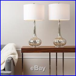 Abbyson LIving Mercury Antiqued Glass Table Lamp (Set Of 2)