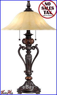 Accent Antique Table Lamp Desk Light Bedside Side Nightstand Bedroom Shade