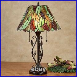 Alana Tropical Table Lamp Bronze 14dia x 23H