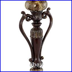 Amor Traditional Table Lamp 26 High Bronze Champagne Glass for Bedroom Bedside