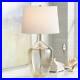 Ania Modern Table Lamp 31 Tall Clear Champagne Glass for Bedroom Living Room