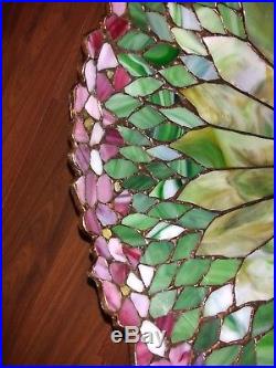 Antique leaded glass Unique style lamp- Handel Tiffany B&H arts & crafts era