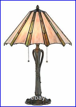 Art Deco Tiffany Table Lamp- Large