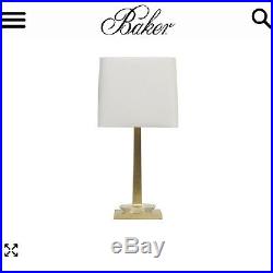 Baker Furniture Barbara Barry Glass Bowl Table Lamp, Brand New Rare Gorgeous