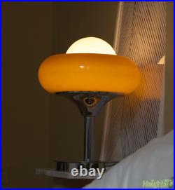 Bauhaus Egg Tart Table Lamp Nordic Cream Glass LED Desk Light Decorative Light