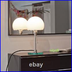 Bauhaus Table Lamp Modern Desk Light Glass Stainless Steel Classic Art Lighting