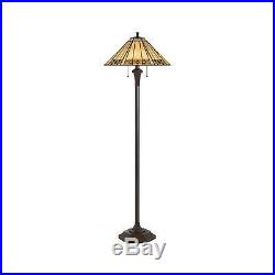 Cal Lighting 100W X 2 Tiffany Table Lamp