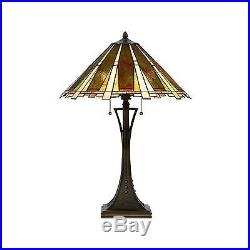 Cal Lighting 60W X 2 Tiffany Table Lamp