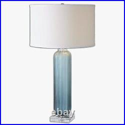 Caudina 1 Light Table Lamp Polished Nickel Plated/Crystal Finish with