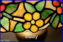 Chicago Mosaic Leaded Glass Table Lamp Colorful Smart Antique A Great Lamp
