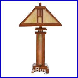 Cloud Mountain Mission Wood Table Lamp