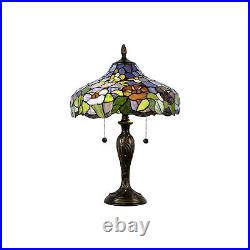 Dale Tiffany 23 Tuscany Garden Tiffany Table Lamp BLUE ONE SIZE