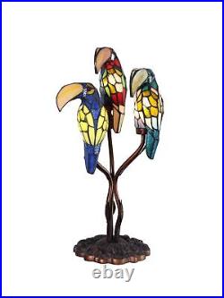 Dale Tiffany TA60179 Three Parrots Table Lamp, Bronze