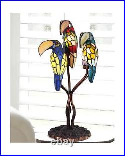 Dale Tiffany TA60179 Three Parrots Table Lamp, Bronze