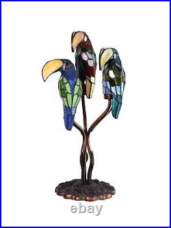 Dale Tiffany TA60179 Three Parrots Table Lamp, Bronze