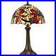 Dale Tiffany TT21172 Lovebirds Floral Table Lamp Antique Bronze