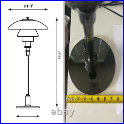 Denmark Classic Desk Light Table Lamp Bedside Soft Light PH 3/2 Glass Decor 110V