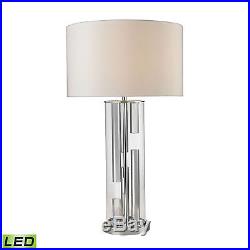 Dimond Lighting Trump Home Castello Clear Glass LED Table Lamp Polished Chrome