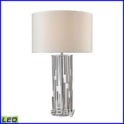 Dimond Lighting Trump Home Livornio Clear Glass LED Table Lamp Polished Nickel