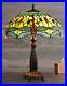 Dragonfly Stained Glass Table Desk Lamp Tiffany Style with 16 Wide Shade