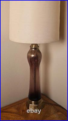 Elegant Vintage Glass Table Lamp