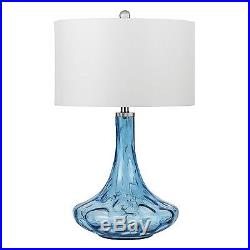 Eustis 150-watt Glass Table Lamp