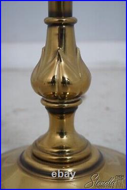 F62972EC STIFFELL Rembrandt Brass & Glass Table Floor Lamp