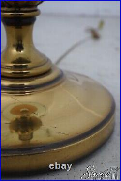 F62972EC STIFFELL Rembrandt Brass & Glass Table Floor Lamp