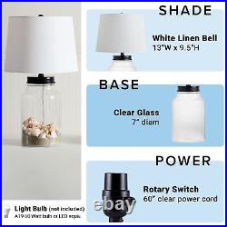 Fillable Glass Table Lamp 13.0 x 13.0 x 22.5