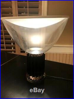 Flos Taccia lamp large black by Achille and Pier Giacomo Castiglioni Original