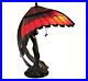 Flying Lady Lamp Tiffany Style Table Stained Glass Vintage Shade Sculpture Woman