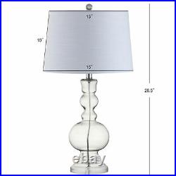 Genie 28.5 Glass LED Table Lamp, Clear (Set of 2)