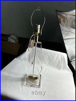 Glass 29 Inch Table Lamp by Bassett Mirror Company $415