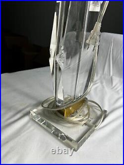 Glass 29 Inch Table Lamp by Bassett Mirror Company $415