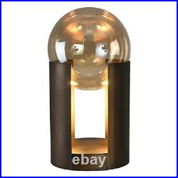 Glass Ball Table Lamp Metal Side Table Lamp Living Room Bedroom Hallway Art Deco