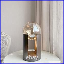 Glass Ball Table Lamp Metal Side Table Lamp Living Room Bedroom Hallway Art Deco