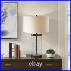 Glass Cylinder Table Lamp. Modern