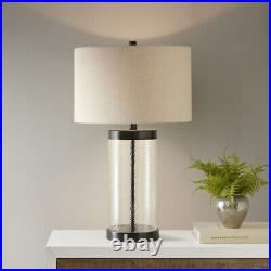 Glass Cylinder Table Lamp. Modern