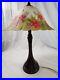 Gorgeous Vintage Tiffany Style Hand Painted Lamp