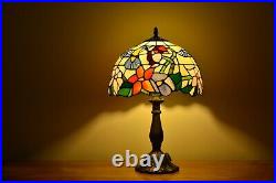 Handmade Stained Glass Hummingbird Tiffany Style Table Lamp Accent Lamp H 18