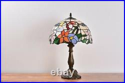 Handmade Stained Glass Hummingbird Tiffany Style Table Lamp Accent Lamp H 18